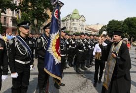 Выпуск курсантов Львовского университета внутренних дел