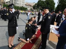 Выпуск курсантов Львовского университета внутренних дел