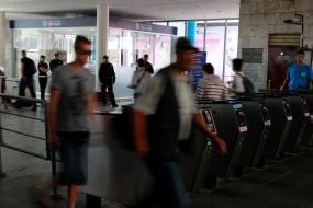 Open Metro Police Office at Lukyanovskaya Metro Station in Kiev