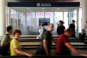 Open Metro Police Office at Lukyanovskaya Metro Station in Kiev