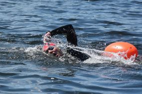 Swim across the Dnepr "Riverman"