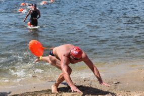 Swim across the Dnepr "Riverman"