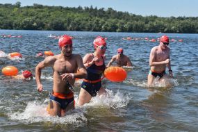 Swim across the Dnepr "Riverman"