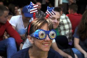 The celebration of U.S. independence Day