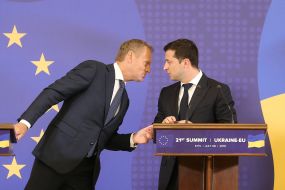 Дональд Туск, Владимир Зеленский