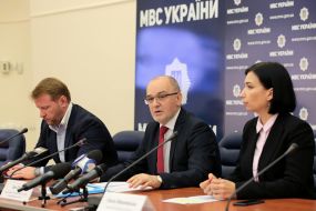 Artyom Shevchenko, Ivan Stoiko and Olga Ayvazovska