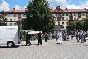 Anastasia Kovaleva's funeral