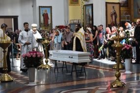 Ceremony in the Anastasia Kovalova in the Holy Protection Cathedral