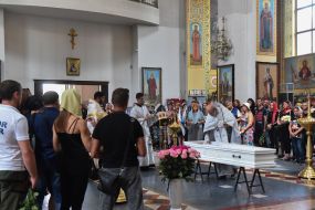 Ceremony in the Anastasia Kovalova in the Holy Protection Cathedral