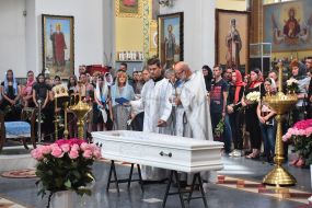Ceremony in the Anastasia Kovalova in the Holy Protection Cathedral