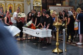 Ceremony in the Anastasia Kovalova in the Holy Protection Cathedral