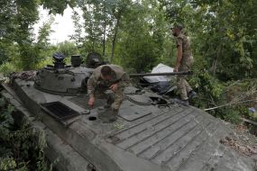 Ukrainian serviceman