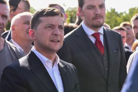 Vladimir Zelensky and Alexey Goncharuk
