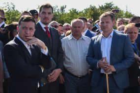 Vladimir Zelensky, Alexey Goncharuk, Andriy Ivko