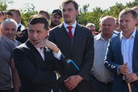 Vladimir Zelensky, Alexey Goncharuk, Andriy Ivko