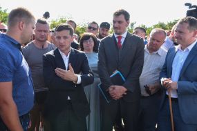 Vladimir Zelensky, Alexey Goncharuk, Andriy Ivko