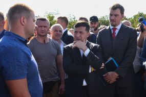 Vladimir Zelensky and Alexey Goncharuk