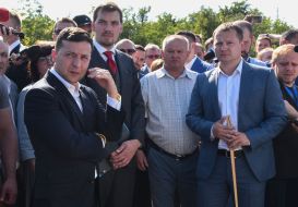 Vladimir Zelensky, Alexey Goncharuk, Andriy Ivko