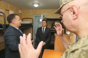 Stepan Poltorak and Vladimir Zelensky