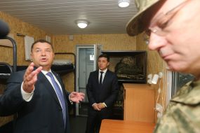 Stepan Poltorak and Vladimir Zelensky