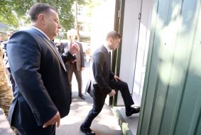 Stepan Poltorak and Vladimir Zelensky