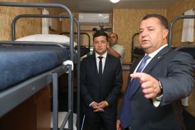 Stepan Poltorak and Vladimir Zelensky