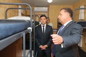 Stepan Poltorak and Vladimir Zelensky