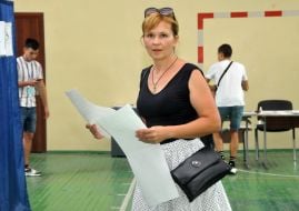 Избирательный участок в Харькове