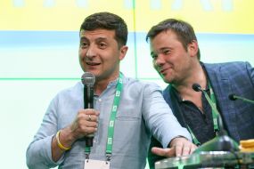 Володимир Зеленський та Андрій Богдан
