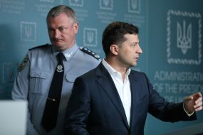 Vladimir Zelensky and Sergei Knyazev