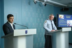 Vladimir Zelensky and Sergei Knyazev