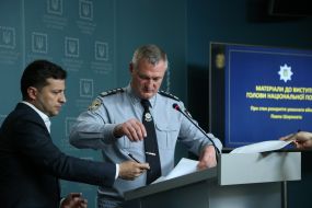 Vladimir Zelensky and Sergei Knyazev