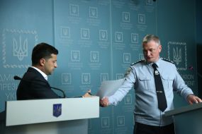 Vladimir Zelensky and Sergei Knyazev