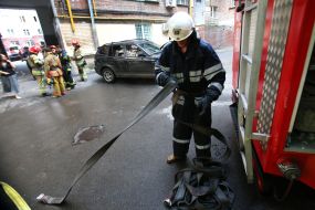 Ліквідація пожежі у житловому будинку