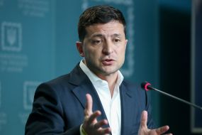 Vladimir Zelensky and Sergei Knyazev