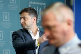 Vladimir Zelensky and Sergei Knyazev