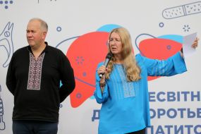 Ulyana Suprun and Volodymyr Kurpita