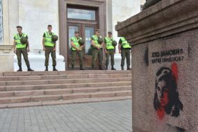 Action to mark the anniversary of the attack on Kateryna Handzyuk