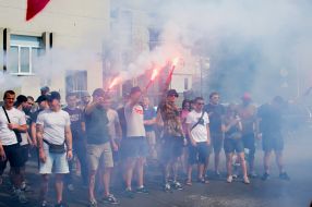 Action to mark the anniversary of the attack on Kateryna Handzyuk