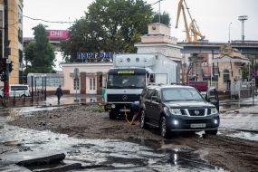 Наслідки сильної зливи в Одесі