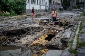 Наслідки сильної зливи в Одесі
