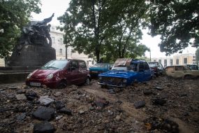 Наслідки сильної зливи в Одесі