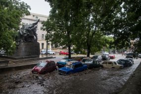 Наслідки сильної зливи в Одесі