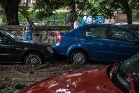 Наслідки сильної зливи в Одесі
