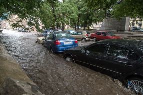 Наслідки сильної зливи в Одесі