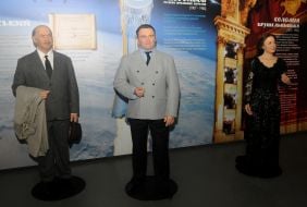 Figures of Igor Sikorsky, Sergey Korolev and Solomiya Krushelnytska