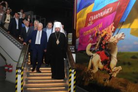 Metropolitan Epiphanius and Leonid Kravchuk