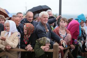 Believers during the All-Ukrainian Patriarchal Pilgrimage