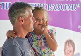 The participants of the festival "Happy together"