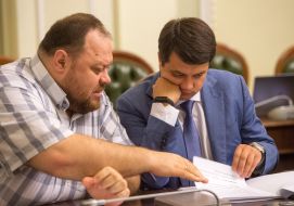 Ruslan Stefanchuk and Dmitry Razumkov